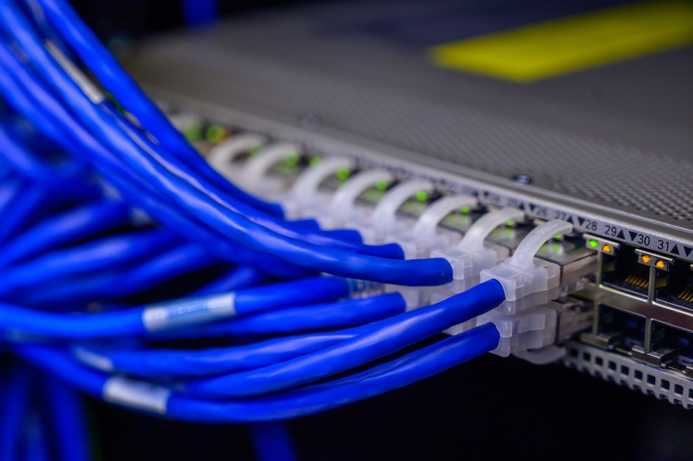 Network infrastructure connecting production systems